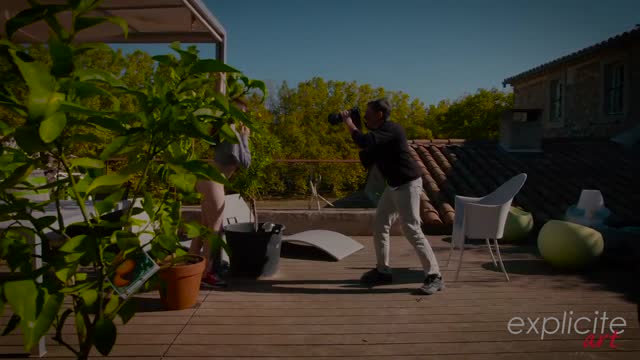 French teenage Luna Rival fucked in the ass outdoors