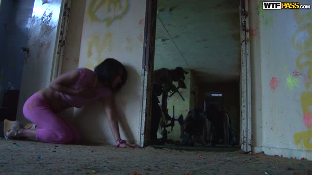 Hard anal instead of playing paintball