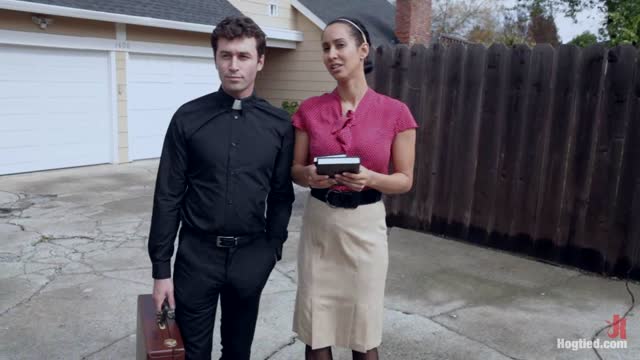 HOGTIED FEATURE starring James Deen, Isis Love, Ava Devine, and Remy LaCroix!