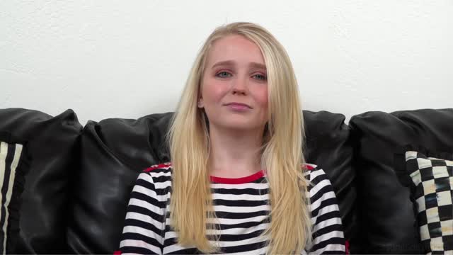 Tiny Girl Next Door vs. 9 inches!