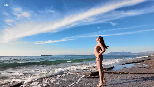 Relaxing On The Beach